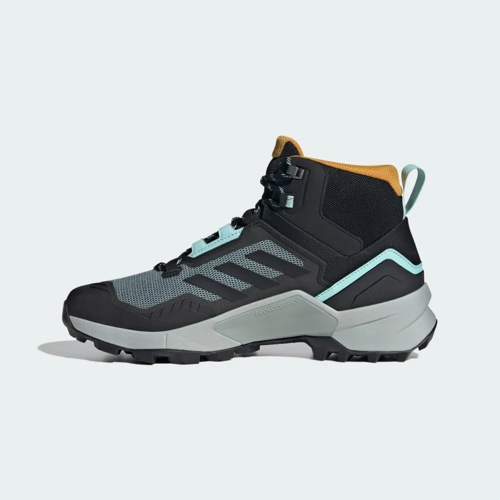 adidas Mens Terrex Swift R3 Gore-Tex Hiking Hiking Sneakers Shoes - Blue