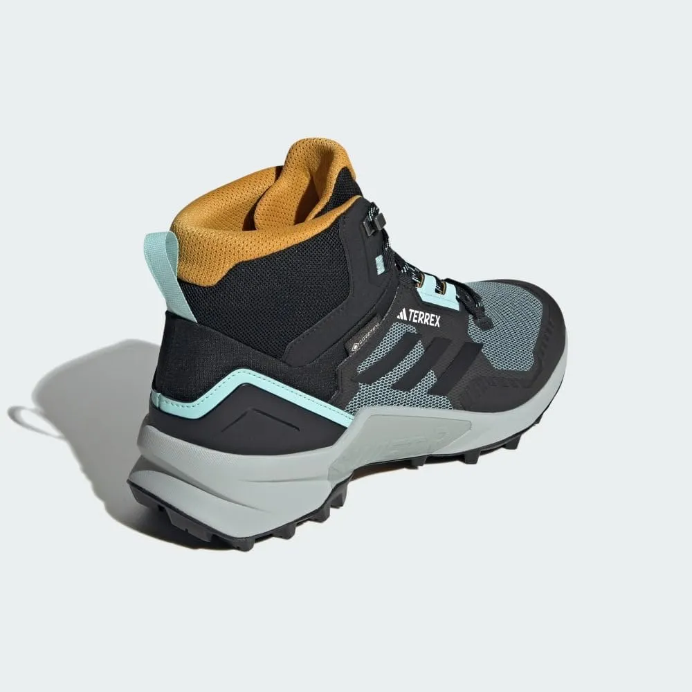 adidas Mens Terrex Swift R3 Gore-Tex Hiking Hiking Sneakers Shoes - Blue