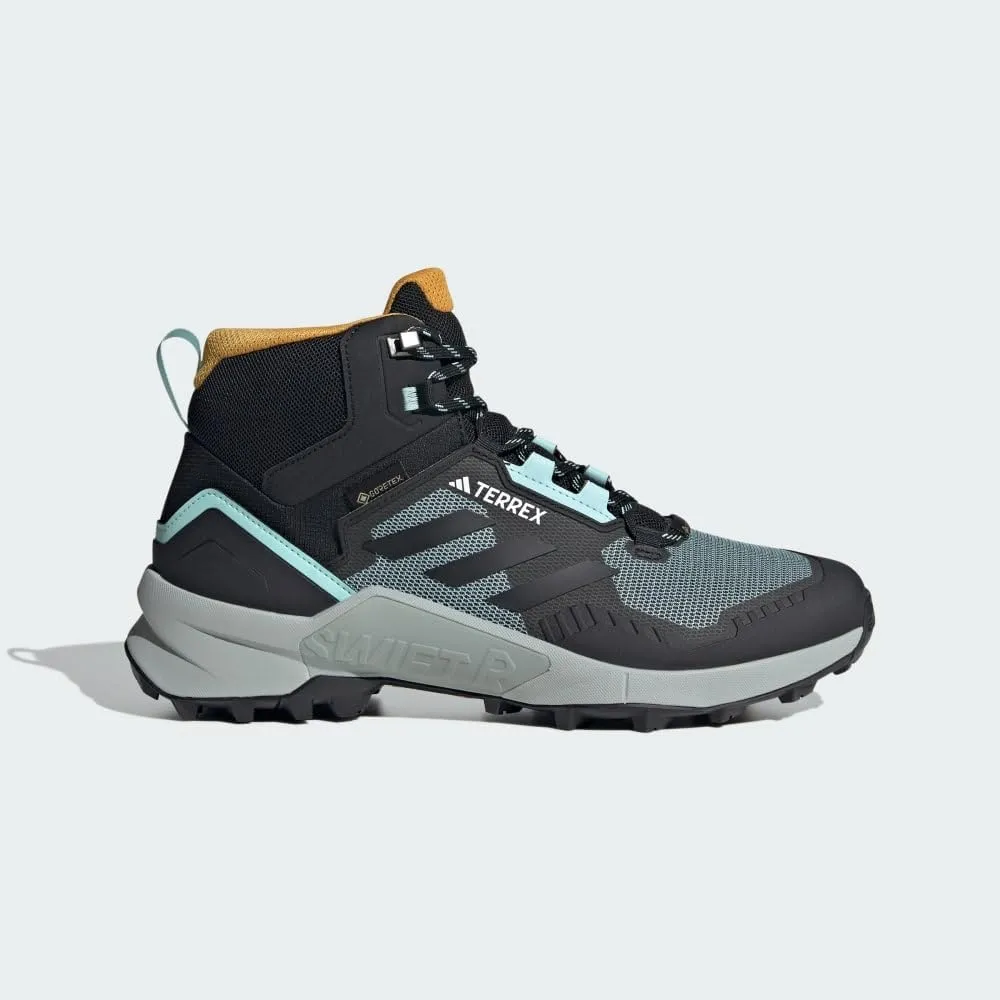 adidas Mens Terrex Swift R3 Gore-Tex Hiking Hiking Sneakers Shoes - Blue