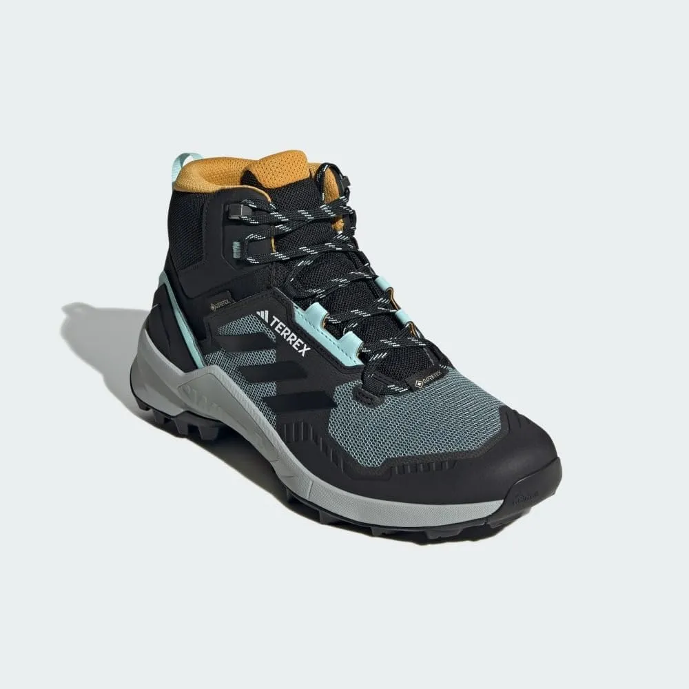 adidas Mens Terrex Swift R3 Gore-Tex Hiking Hiking Sneakers Shoes - Blue