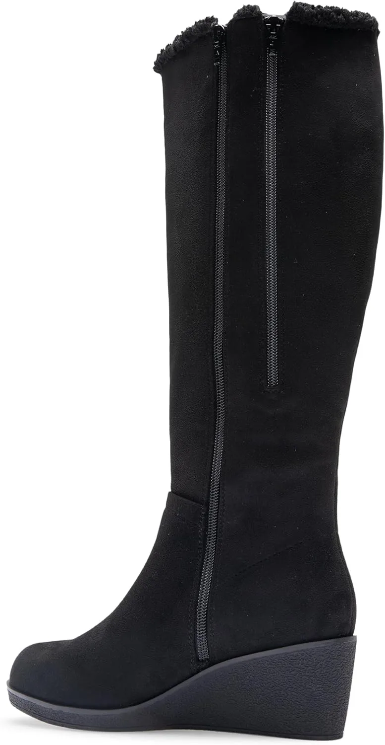 Aerosoles Women's Binocular Shearling Knee High Boot