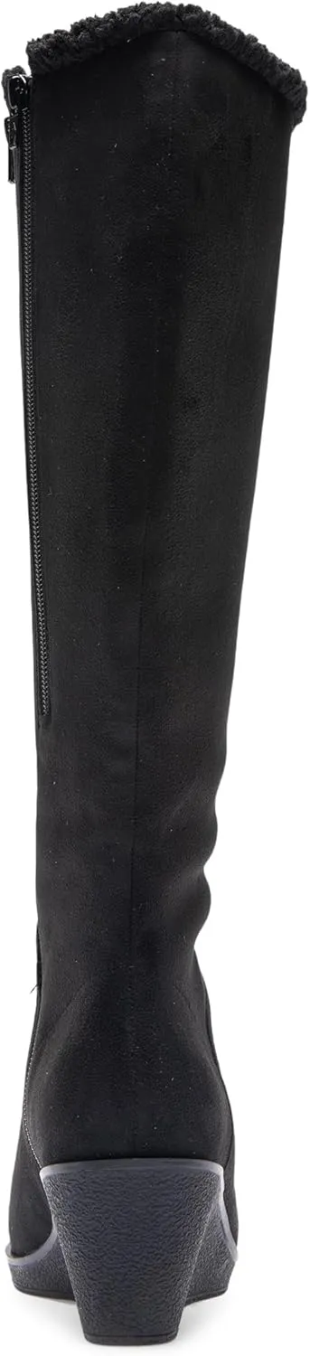 Aerosoles Women's Binocular Shearling Knee High Boot