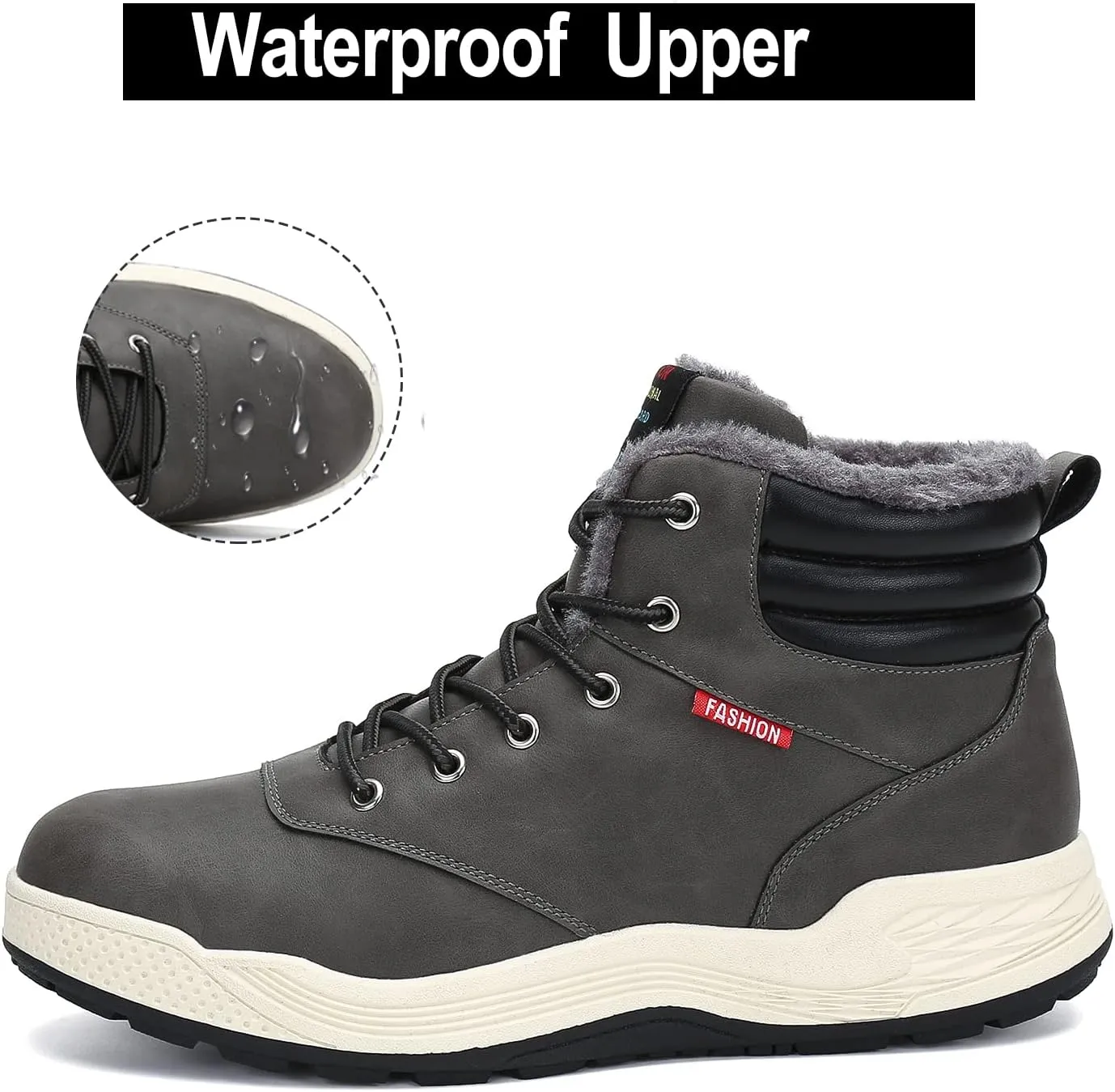 AFT AFFINEST Mens Snow Boots Waterproof Outdoor Hiking Shoes Ankle Sneakers
