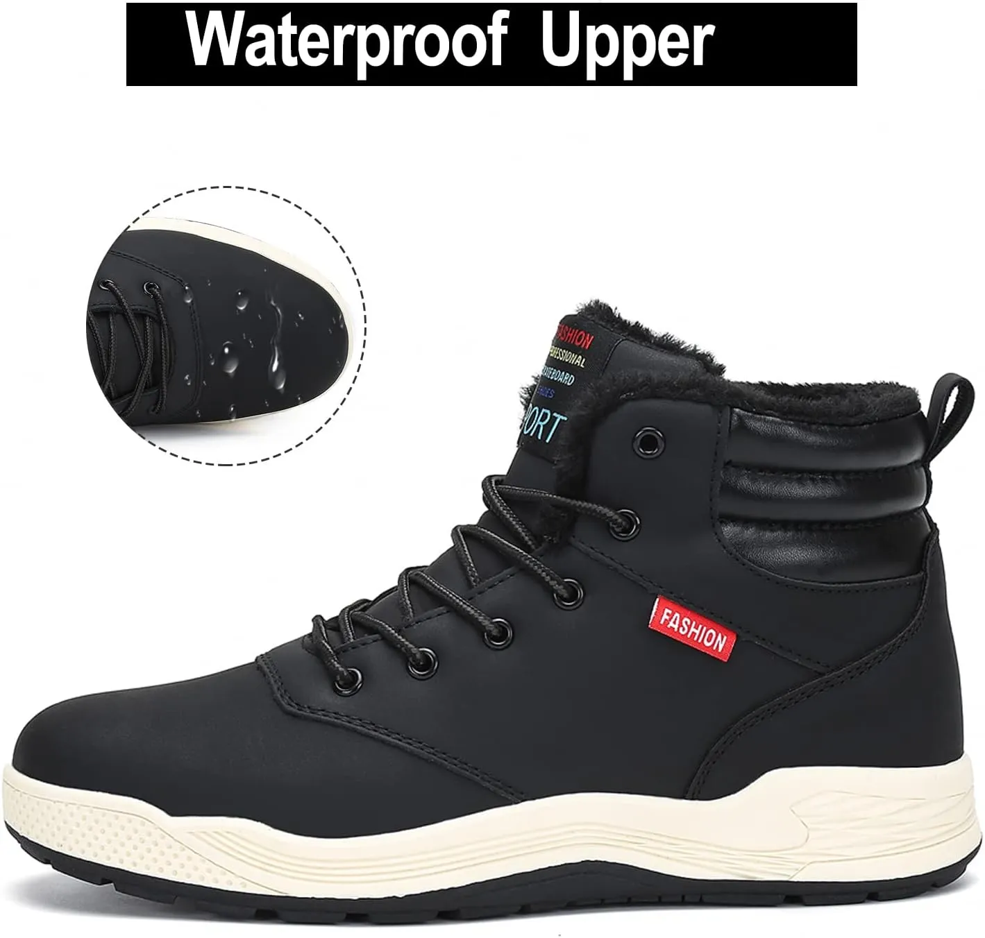 AFT AFFINEST Mens Snow Boots Waterproof Outdoor Hiking Shoes Ankle Sneakers