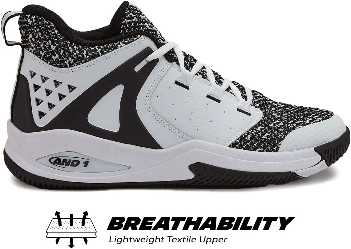 AND1 Take Off 3.0 Men’s Basketball Shoes, Indoor or Outdoor, Street or Court