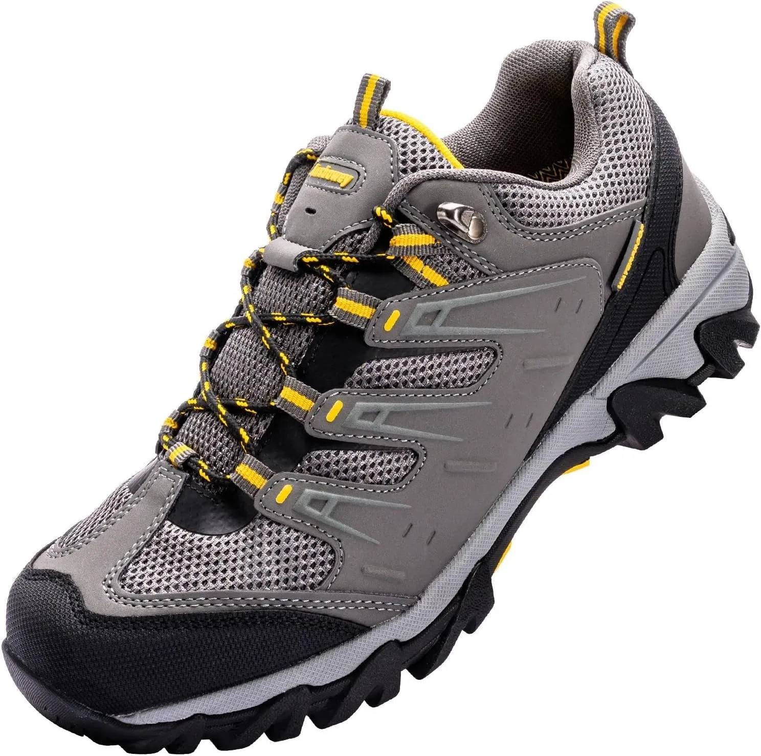 Ansbowey Hiking Shoes Men's Waterproof Low Top Lightweight Breathable Non-Slip Trekking Trail Outdoor Sport Sneakers for Unisex-Adults 6.5 US