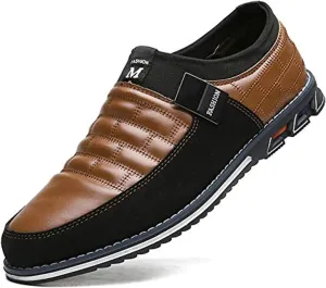Asifn Men Casual Shoes Leather Slip On Moccasins Hiking Dress Sneakers Casuales Penny Loafers Comfort Driving Fashion
