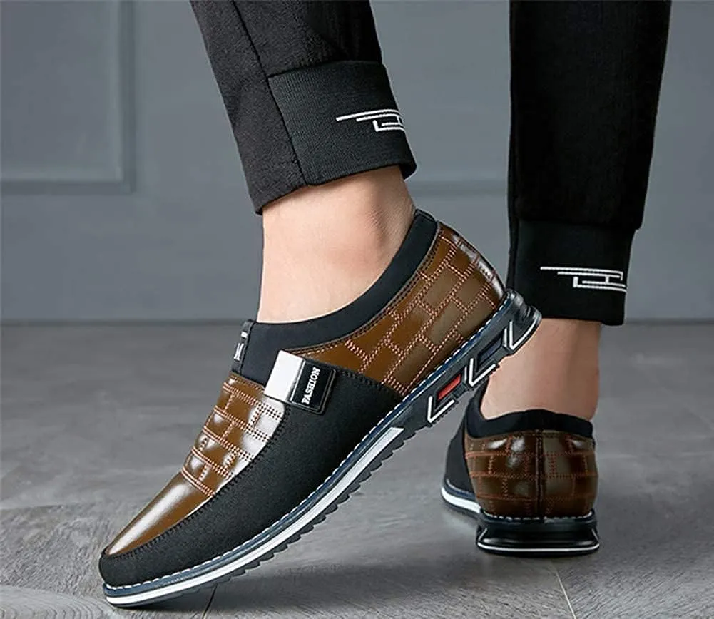 Asifn Men Casual Shoes Leather Slip On Moccasins Hiking Dress Sneakers Casuales Penny Loafers Comfort Driving Fashion