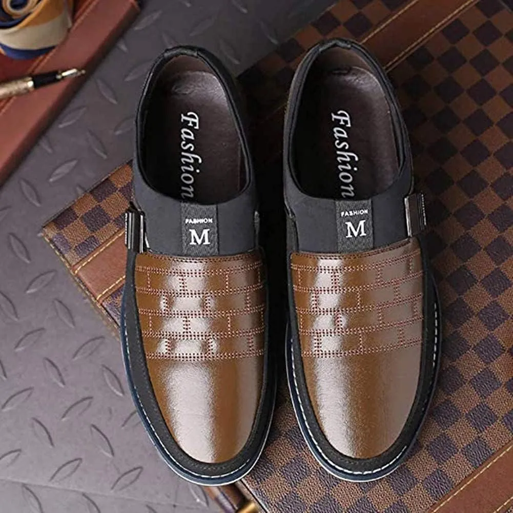 Asifn Men Casual Shoes Leather Slip On Moccasins Hiking Dress Sneakers Casuales Penny Loafers Comfort Driving Fashion