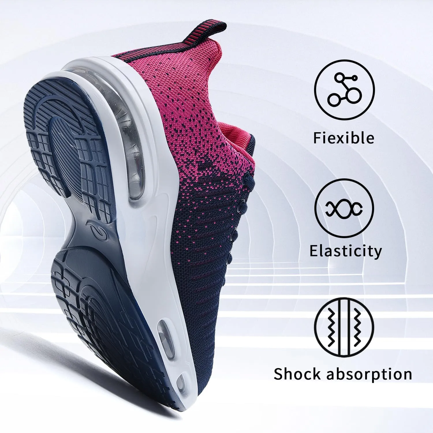 AUPERF Womens Tennis Shoes Athletic Running Walking Shoe Lightweight Fashion Sneakers for Workout Gym Sports Jogging Size 5.5-11