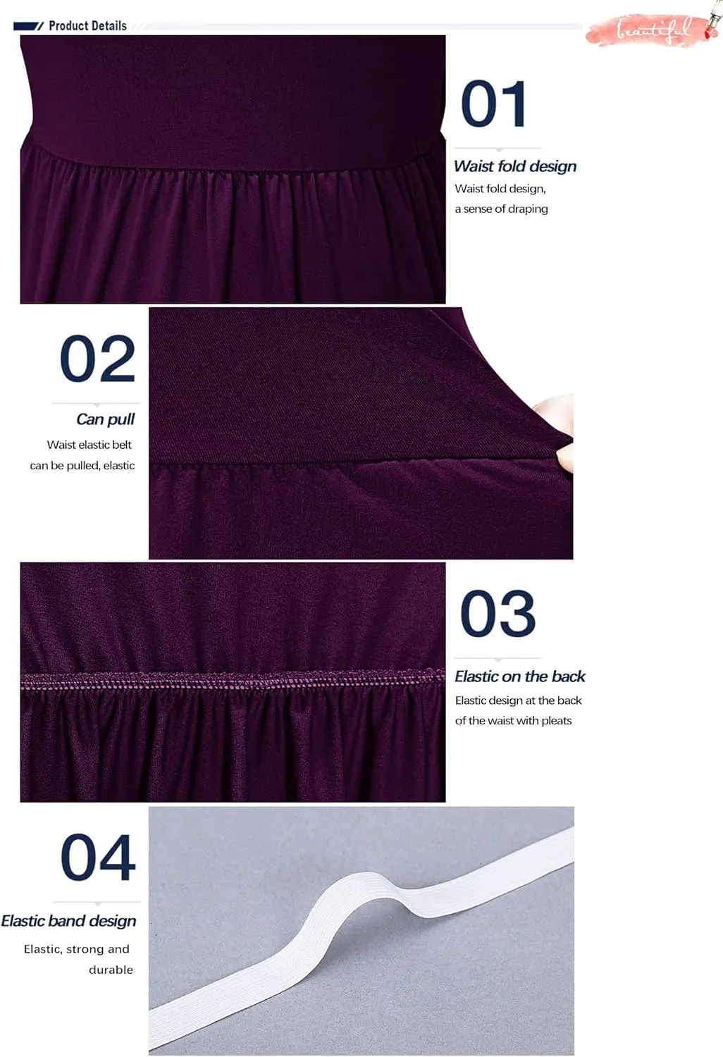 AUSELILY Women's Short Sleeve Loose Plain Casual Long Maxi Dresses for Women 2025