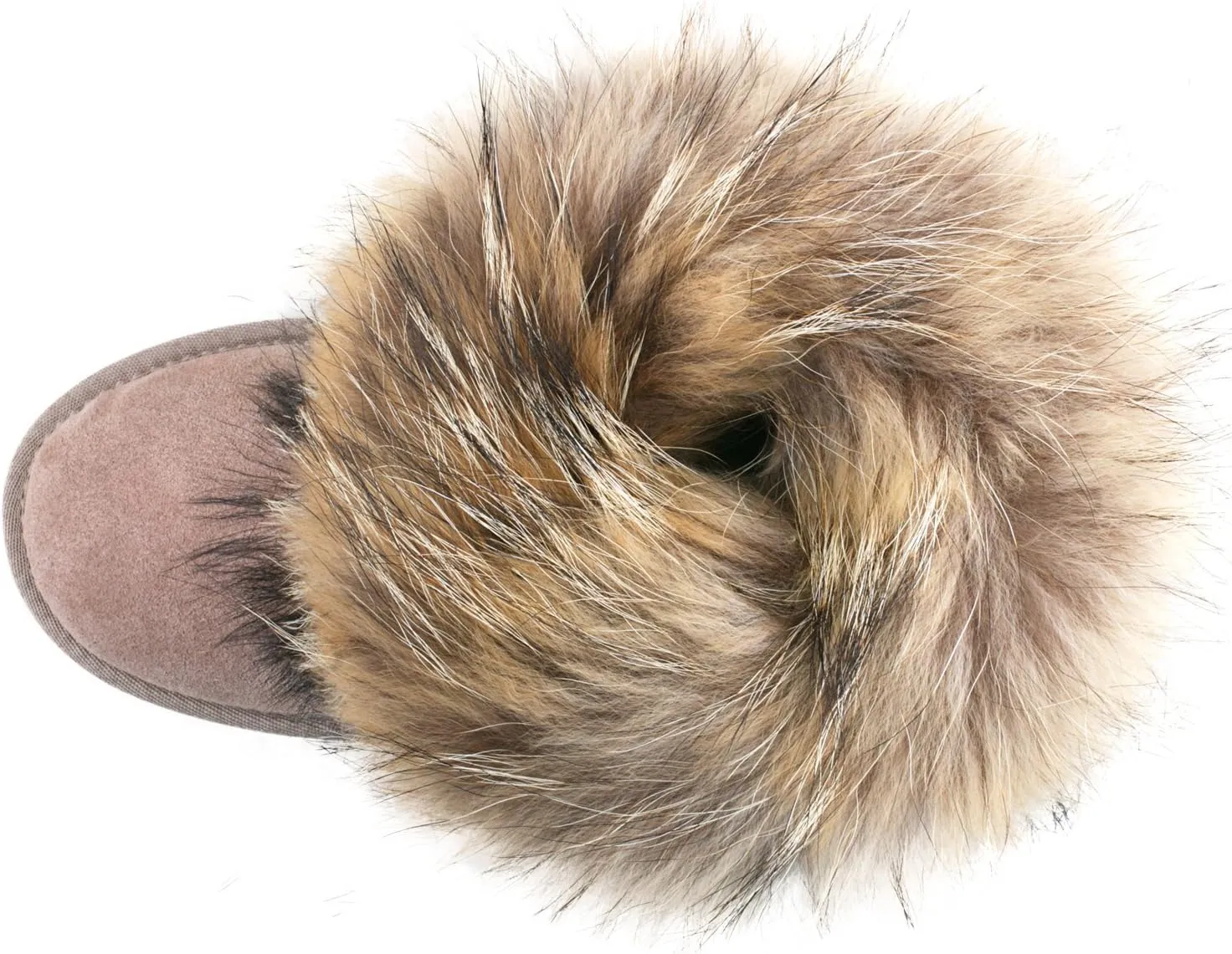 AUSLAND Women's Snow Boots Fur Boots Ankle Short 99251