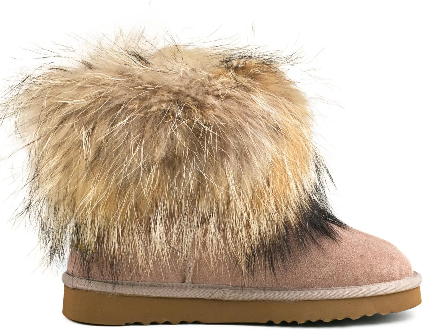 AUSLAND Women's Snow Boots Fur Boots Ankle Short 99251