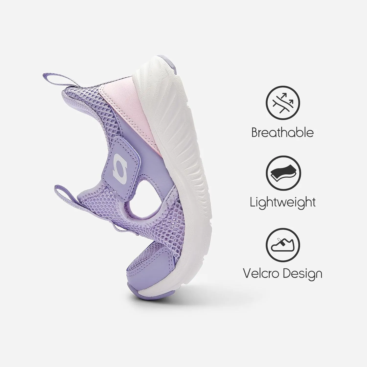 Balabala Kids Boys Girls Sneakers Lightweight Breathable Athletic Sports Running Tennis Shoes