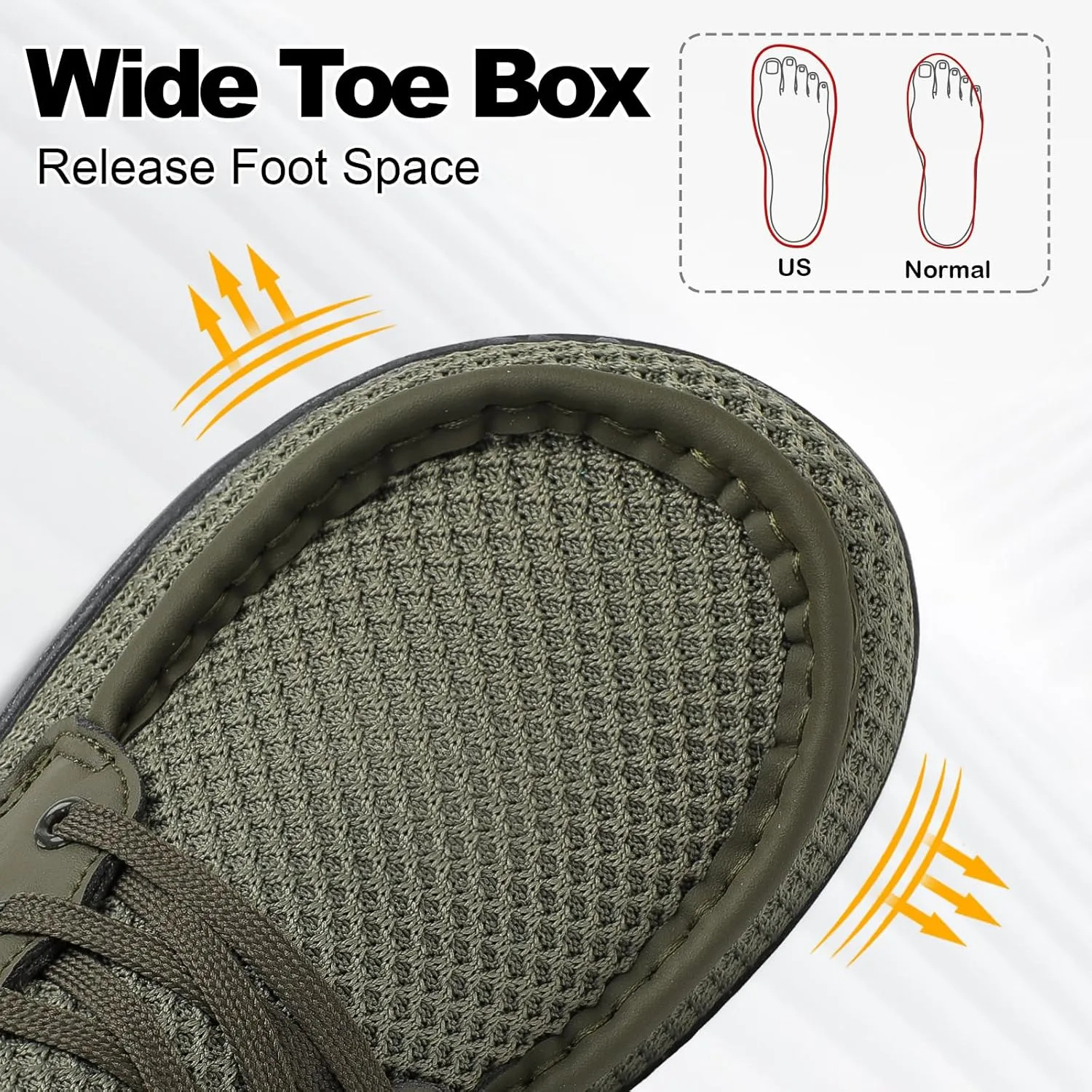 BARERUN Men's Barefoot Slip on Walking Shoes Wide Toe Box Running Shoes Casual Fashion Sneakers Comfortable Light-Weight Men's Loafers Business Dress Shoes for Driving Jogging Wedding Church Office