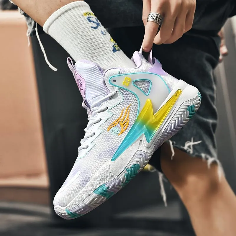 Basketball Shoes for Womens and Mens, Breathable Non Slip Outdoor Casual Unisex-Adult Fashion Sneakers