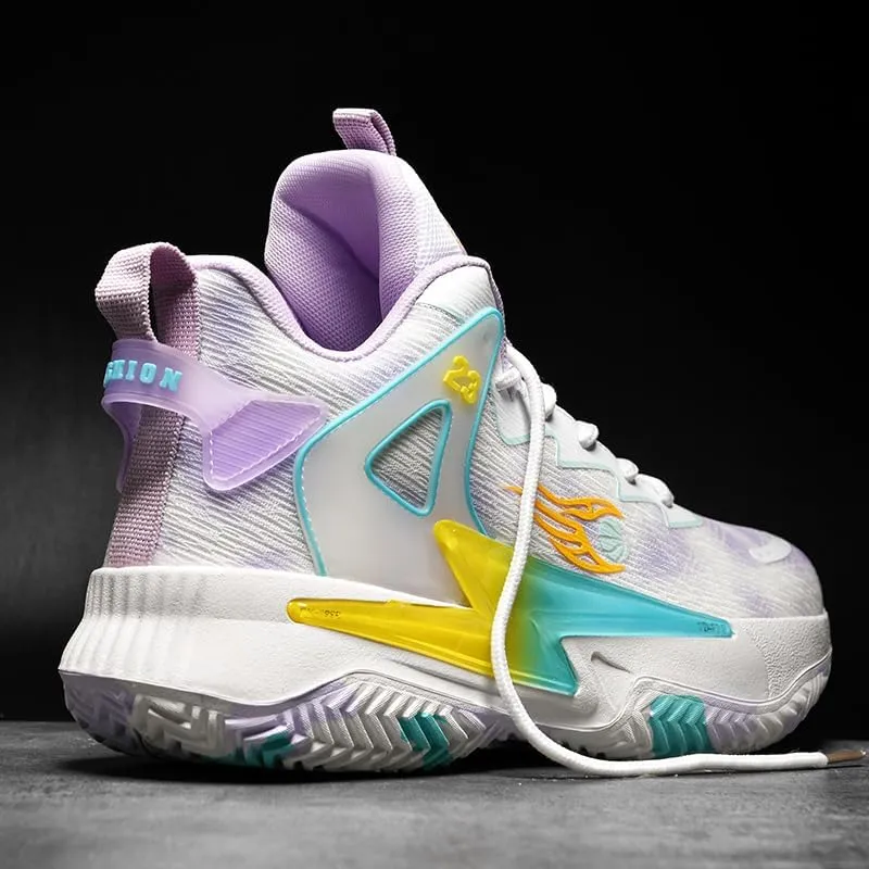 Basketball Shoes for Womens and Mens, Breathable Non Slip Outdoor Casual Unisex-Adult Fashion Sneakers