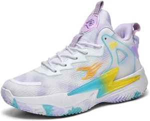 Basketball Shoes for Womens and Mens, Breathable Non Slip Outdoor Casual Unisex-Adult Fashion Sneakers