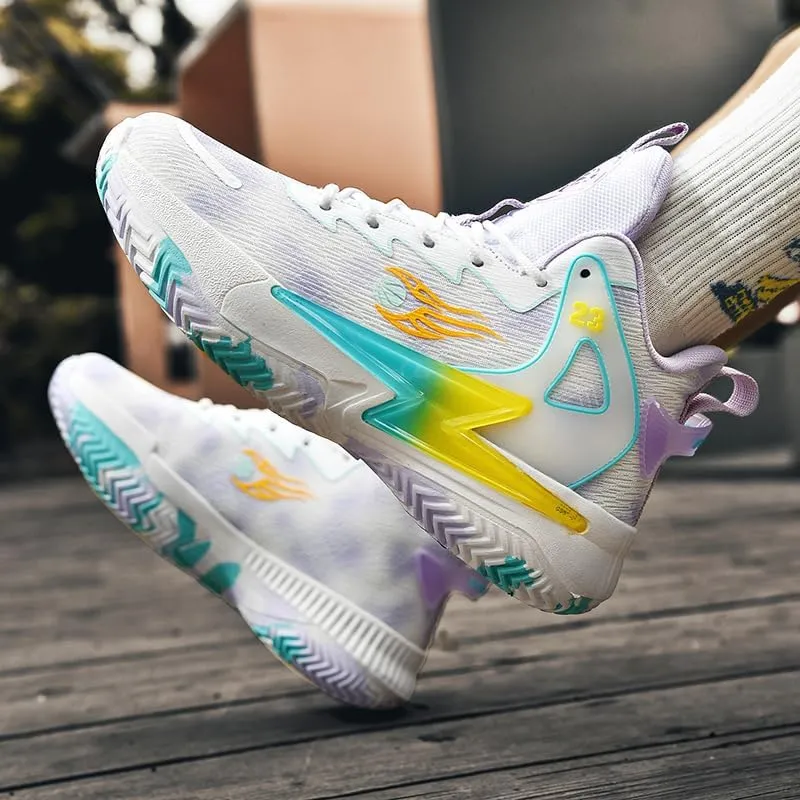 Basketball Shoes for Womens and Mens, Breathable Non Slip Outdoor Casual Unisex-Adult Fashion Sneakers