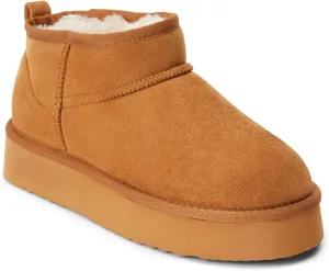BEACH by Matisse Womens Breckenridge Round Toe Pull On Platform Casual Boots Ankle Low Heel 1-2" - Black