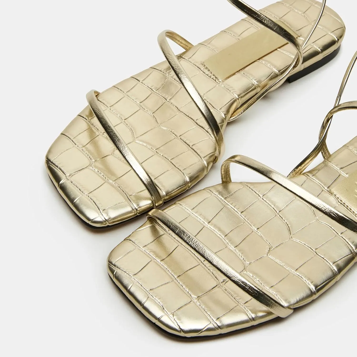Beaded Strappy Flat Sandals for Women Bohemian Sandals Open Toe Slingback Flats Summer Vacation Beach Casual Daily Dressy Cute Shoes