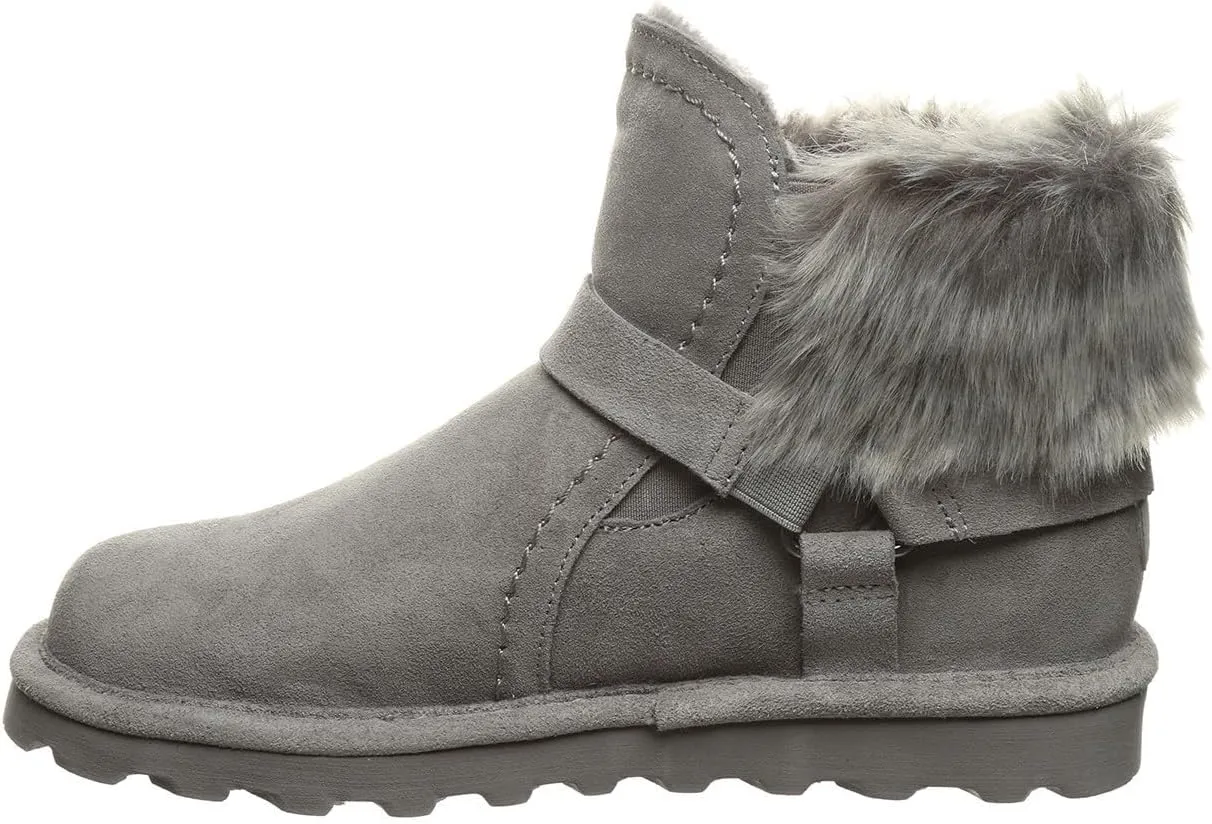 BEARPAW Womens Konnie Suede Winter Ankle Boots