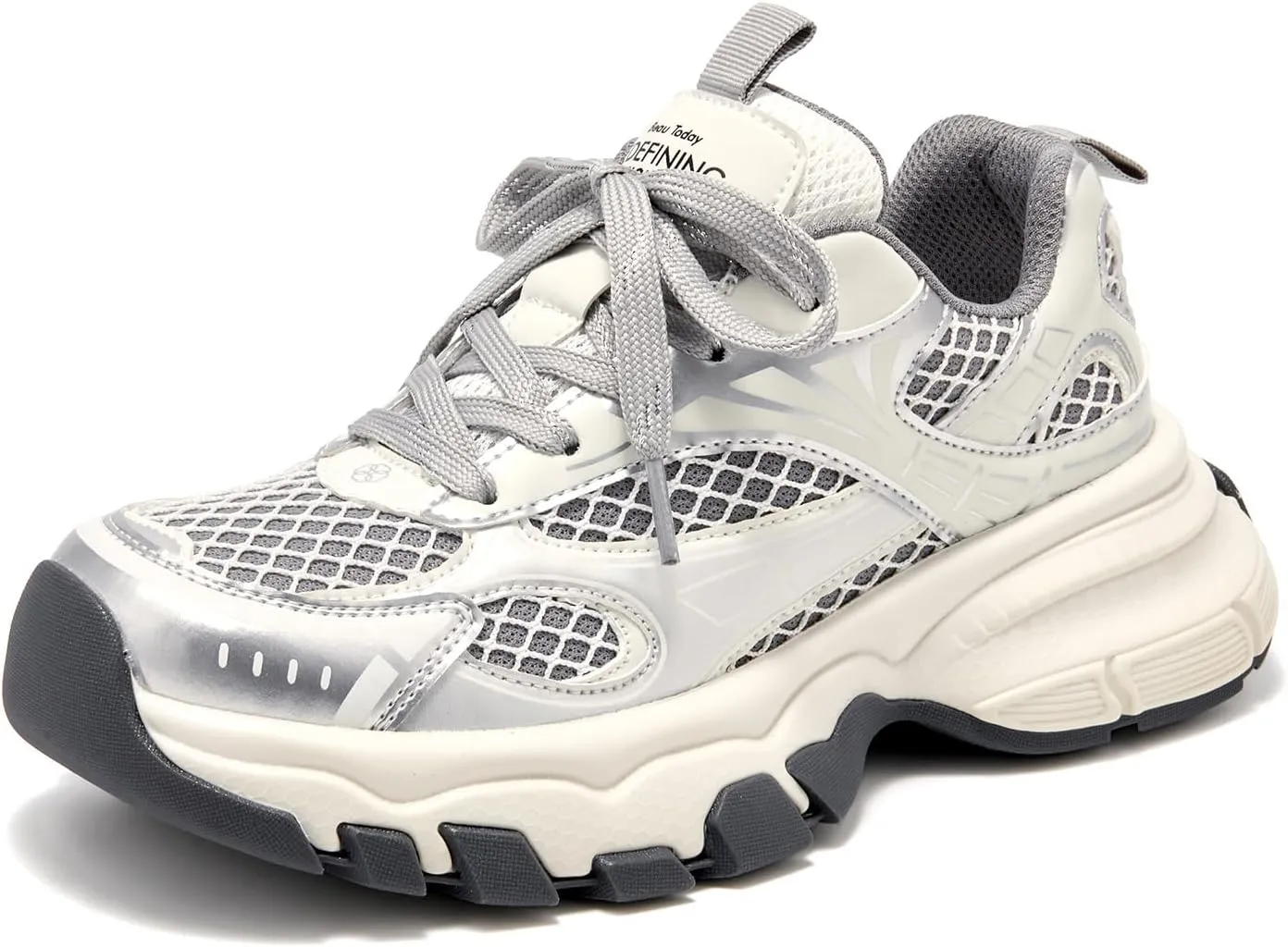 BEAU TODAY Walking Sneakers for Women Fashion Walking Shoes Chunky Platform Sneakers for Women Comfortable Lightweight Running Tennis Shoes Casual Athletic Gym Workout Shoes