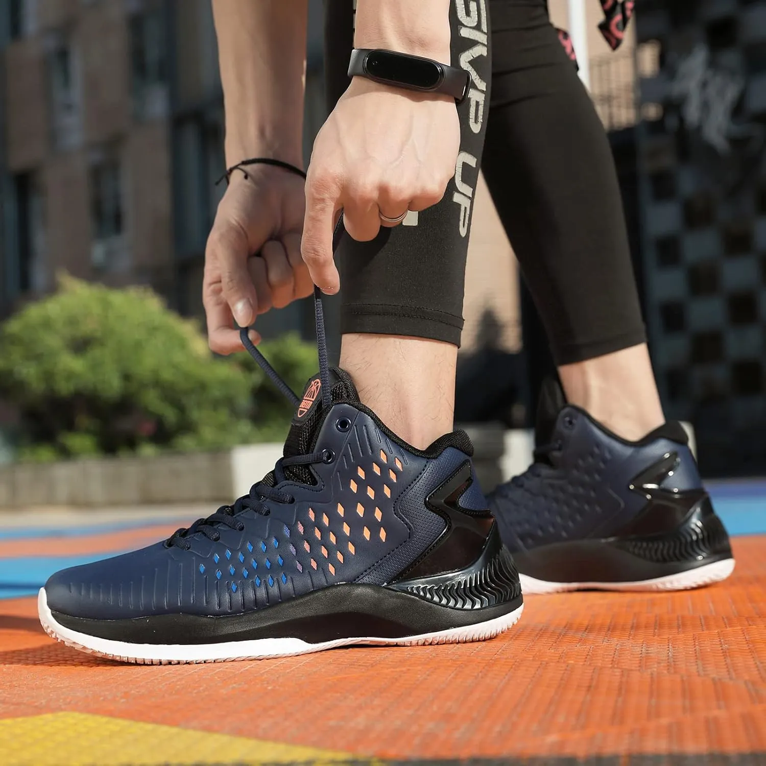 Beita High Upper Basketball Shoes for Men Sneakers Breathable Sports Shoes Anti Slip