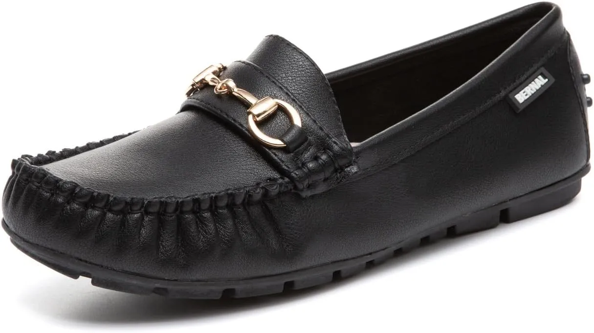 Bernal Women Penny Loafers Casual Comfortable Slip On Flat Shoes Driving Loafers Work Walking Shoes