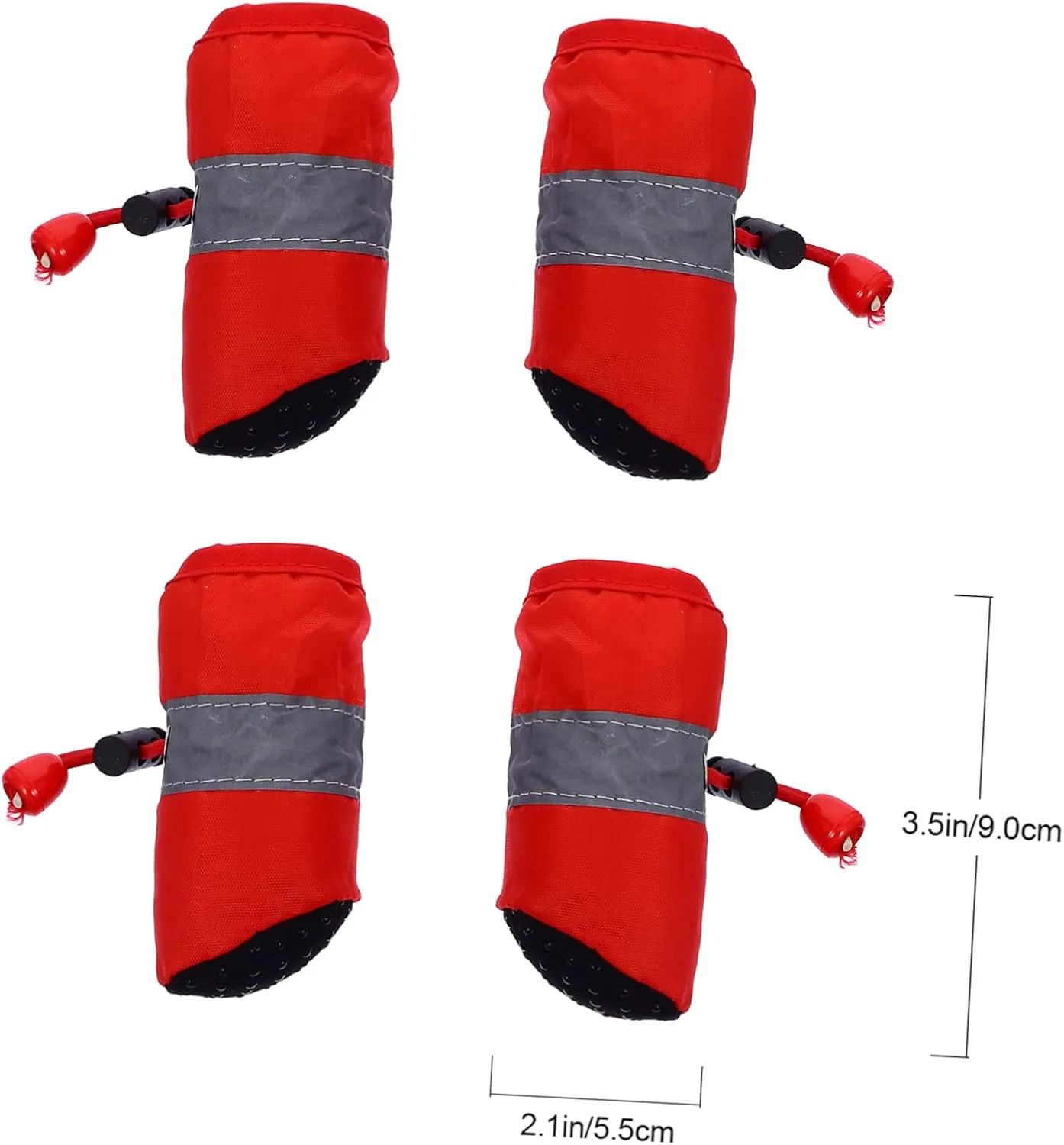 BESPORTBLE Protect Your Dog's Paws Christmas Pet Shoes 4 Pack Cozy and Sturdy Dog Shoes