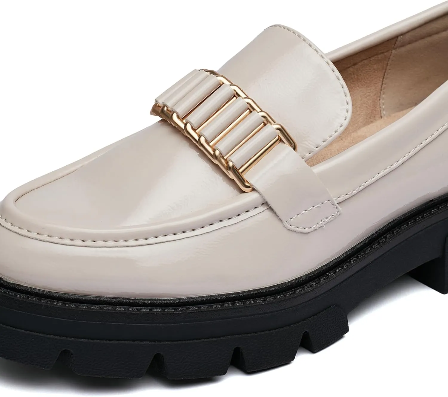 BGSTGUDS Loafers for Women Platform Chunky Loafers Womens Work Shoes