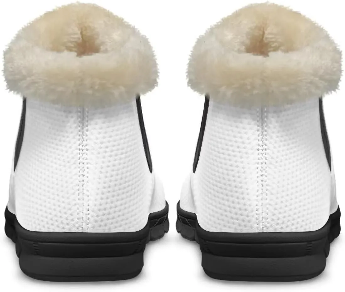 Binienty Winter Snow Boots for Women Warm Cozy Slip on Ankle Boots Outdoor Shoes with Plush Collar