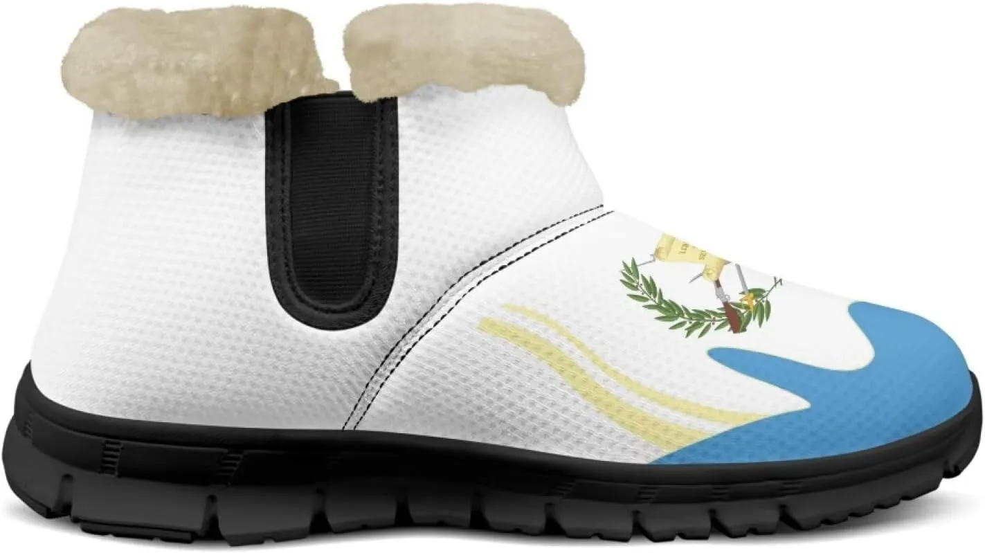 Binienty Winter Snow Boots for Women Warm Cozy Slip on Ankle Boots Outdoor Shoes with Plush Collar