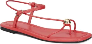 Black Strappy Flat Sandals for Women Comfortable Open Square Toe Sandals Dressy Beach Thong Flip Flop Slides Sandals
