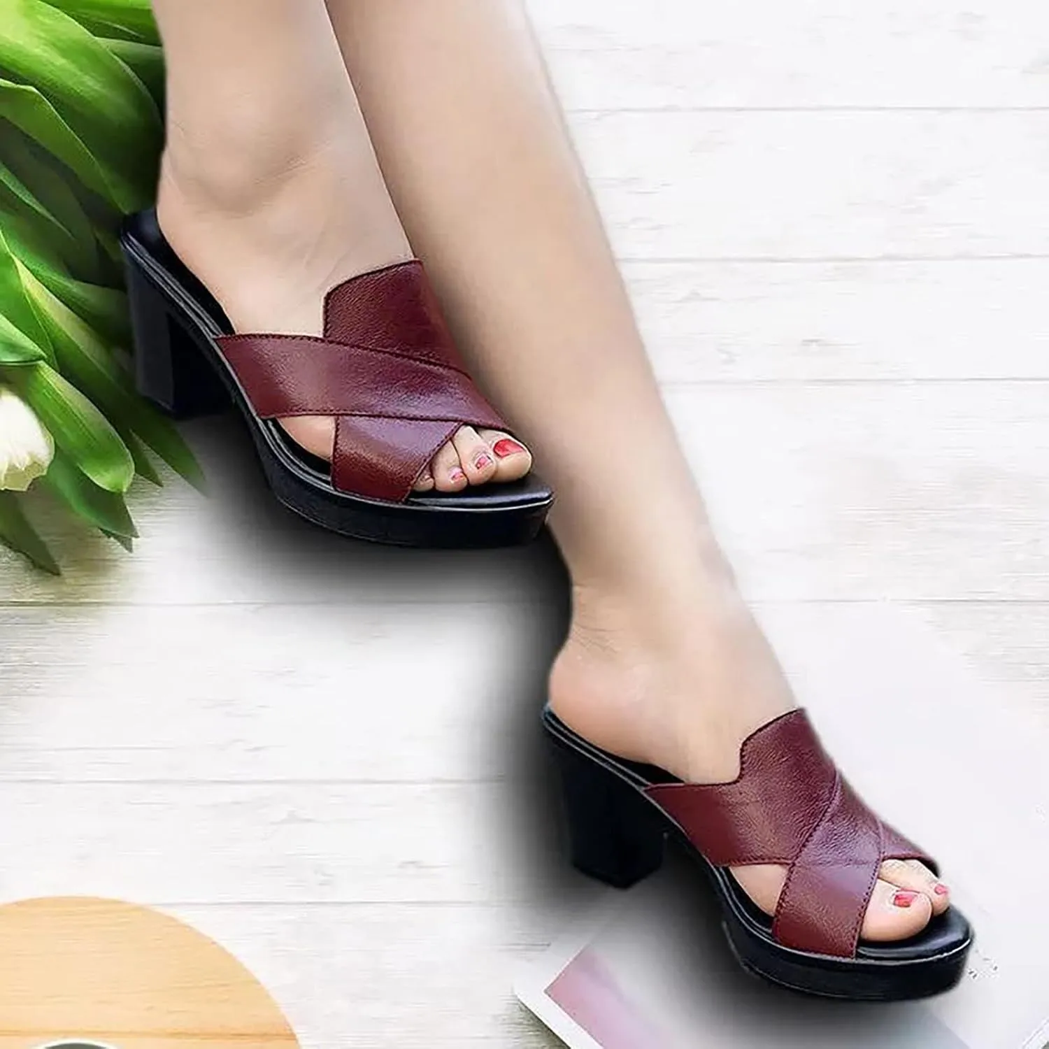 Block Heel Sandals for Women 2 Inch Low Heel Sandals Women Dressy Comfortable Wedge Open Toe Wedding Ankle Strap Shoes