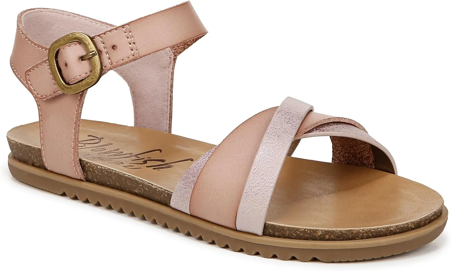 Blowfish Malibu Women's Monti Ankle Strap Sandals Flat