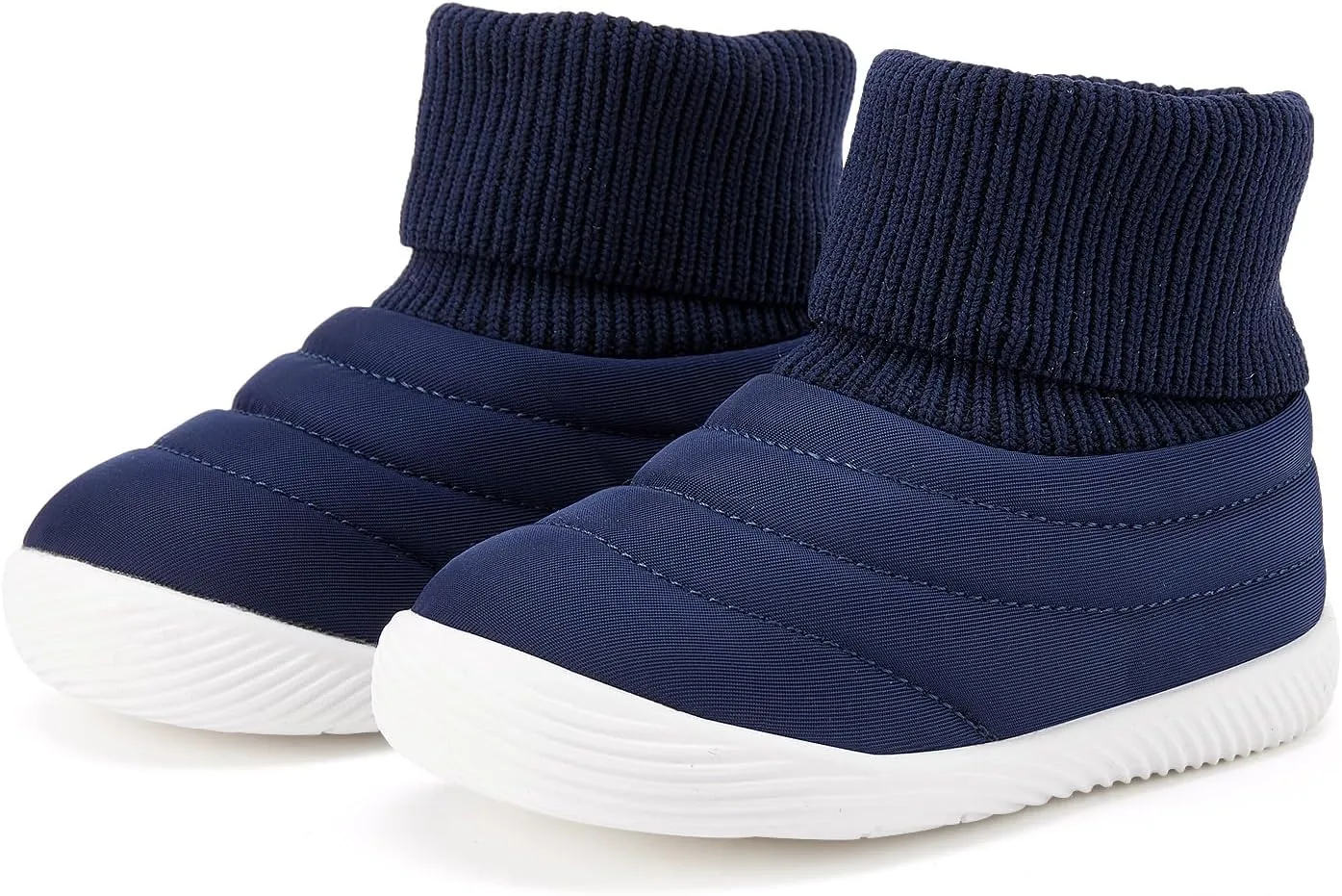 BMCiTYBM Baby Boy Girl Snow Boots Infant Warm Winter Booties Slip On Lightweight Outdoor Indoor Sock Shoes for First Walkers 6 9 12 18 24 Months