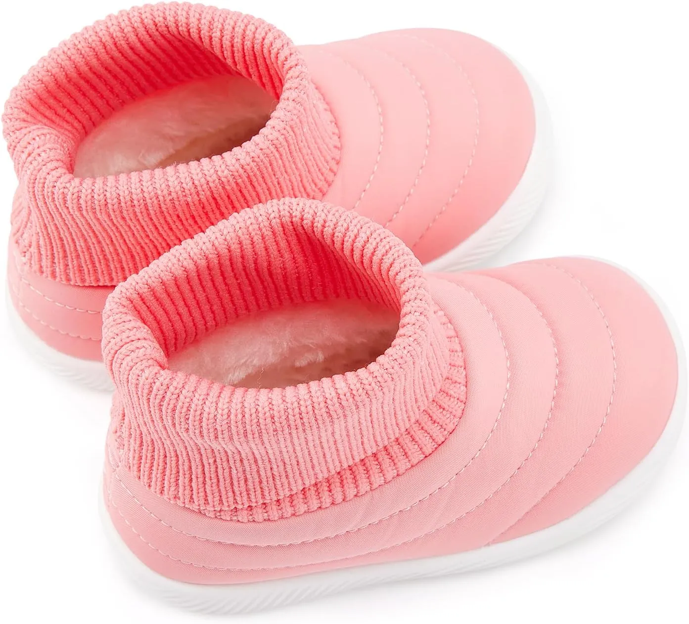 BMCiTYBM Baby Boy Girl Snow Boots Infant Warm Winter Booties Slip On Lightweight Outdoor Indoor Sock Shoes for First Walkers 6 9 12 18 24 Months