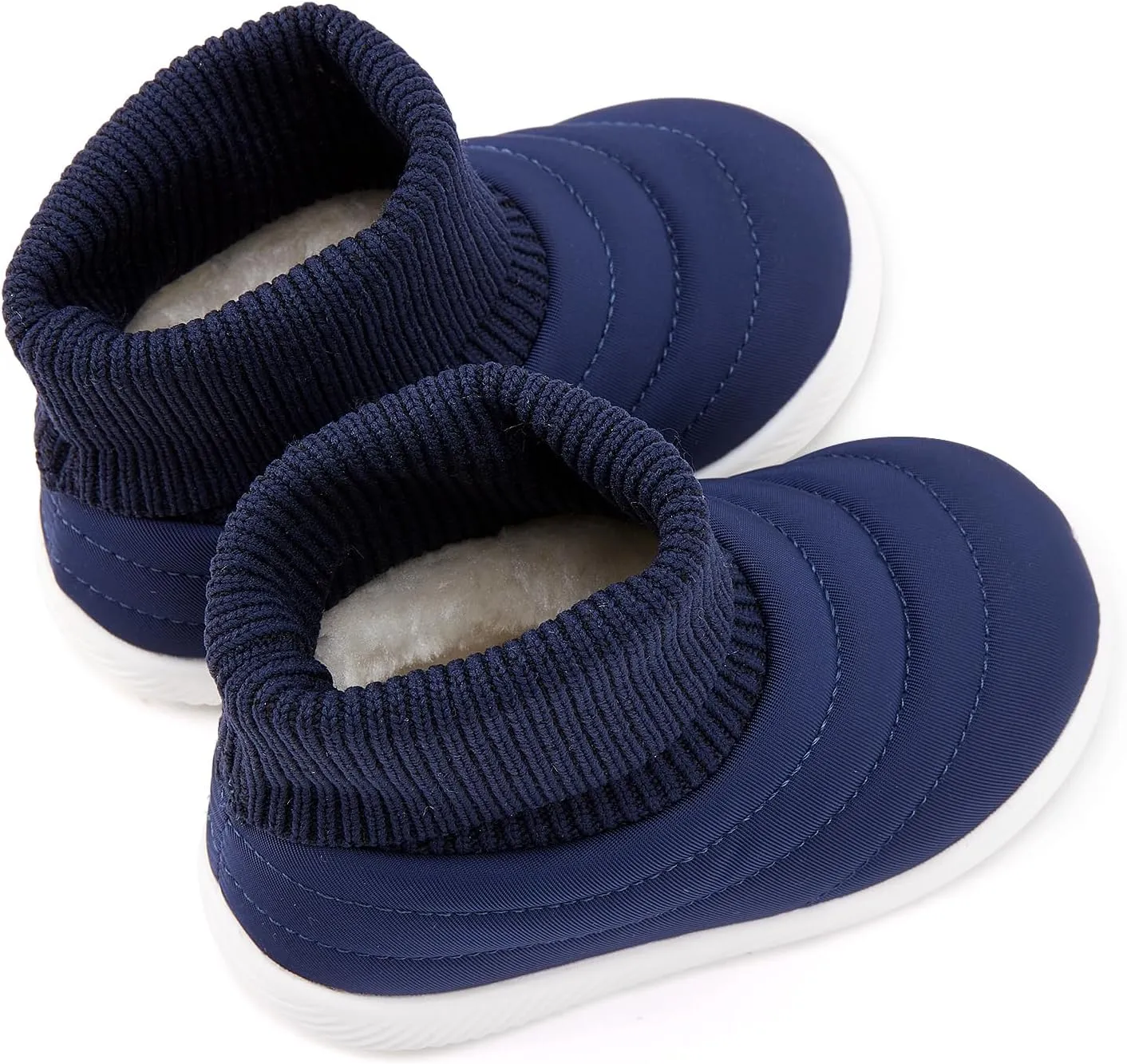 BMCiTYBM Baby Boy Girl Snow Boots Infant Warm Winter Booties Slip On Lightweight Outdoor Indoor Sock Shoes for First Walkers 6 9 12 18 24 Months