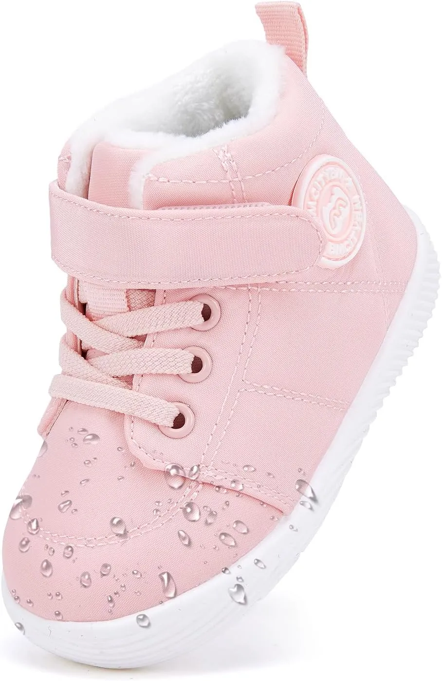 BMCiTYBM Baby Boy Girl Snow Boots Infant Warm Winter Booties Slip On Lightweight Outdoor Indoor Sock Shoes for First Walkers 6 9 12 18 24 Months