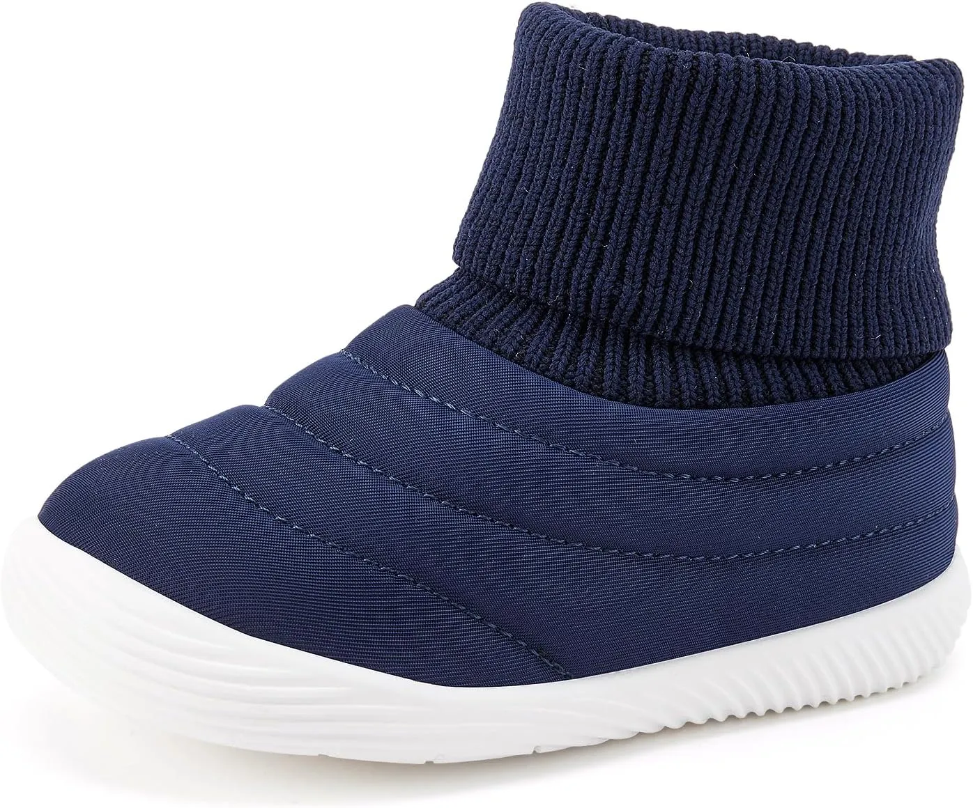 BMCiTYBM Baby Boy Girl Snow Boots Infant Warm Winter Booties Slip On Lightweight Outdoor Indoor Sock Shoes for First Walkers 6 9 12 18 24 Months
