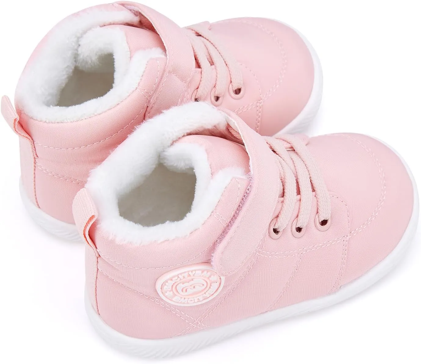 BMCiTYBM Baby Boy Girl Snow Boots Infant Warm Winter Booties Slip On Lightweight Outdoor Indoor Sock Shoes for First Walkers 6 9 12 18 24 Months