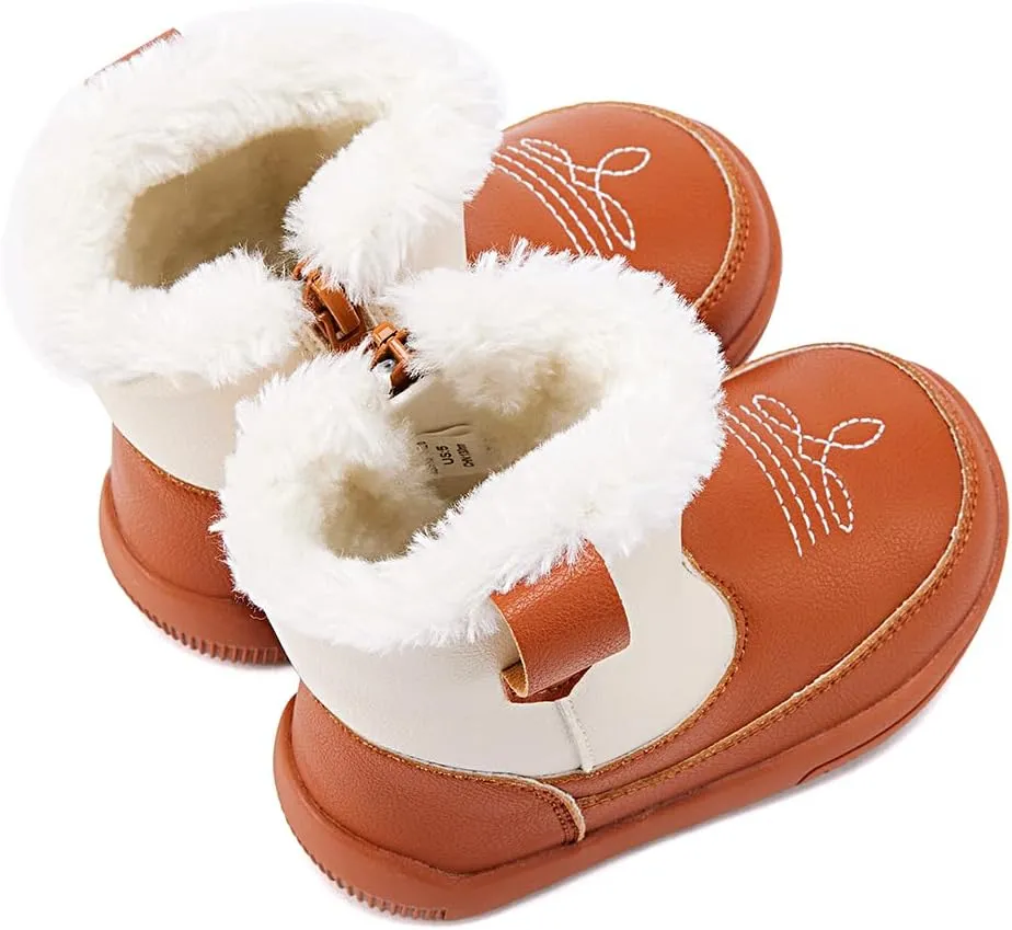 BMCiTYBM Baby Girls Boys Boots High Top First Walking Shoes