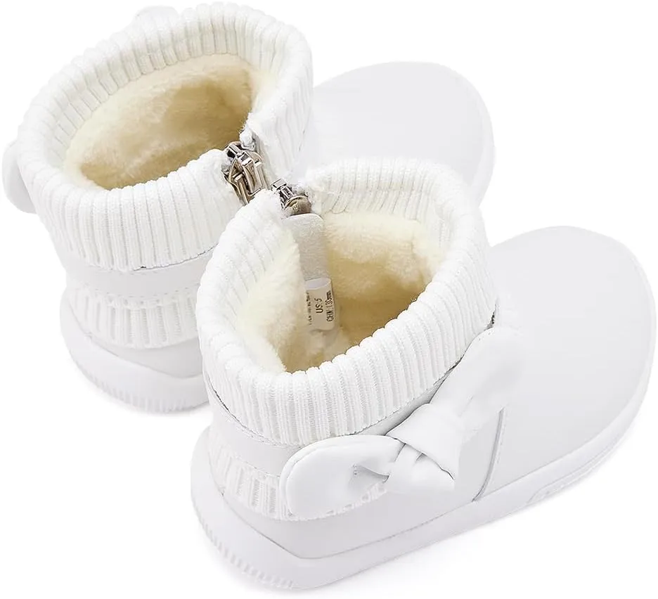 BMCiTYBM Baby Girls Boys Boots High Top First Walking Shoes