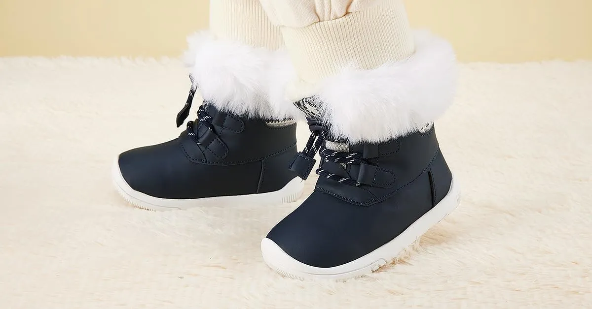 BMCiTYBM Baby Girls Boys Boots High Top First Walking Shoes