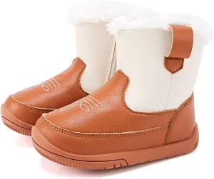 BMCiTYBM Baby Girls Boys Boots High Top First Walking Shoes