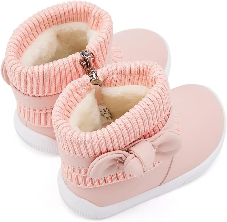 BMCiTYBM Baby Girls Boys Boots High Top First Walking Shoes