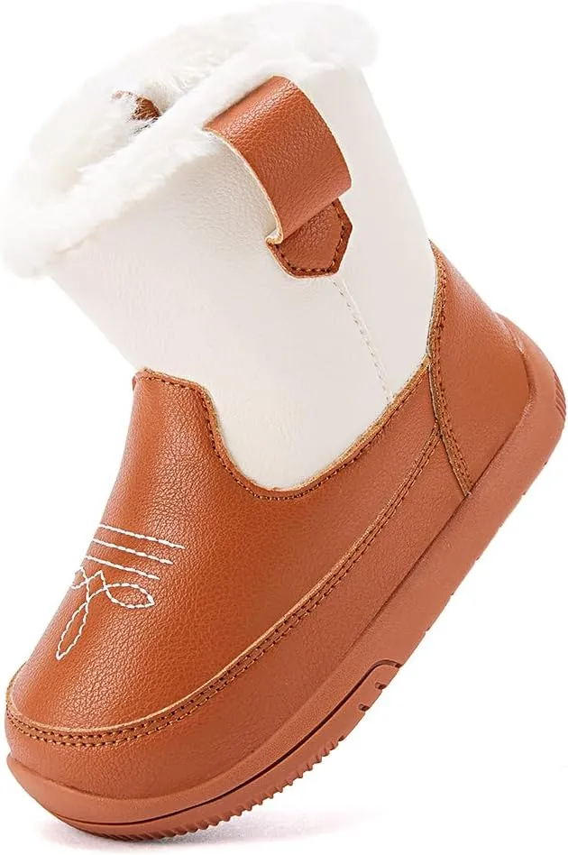 BMCiTYBM Baby Girls Boys Boots High Top First Walking Shoes