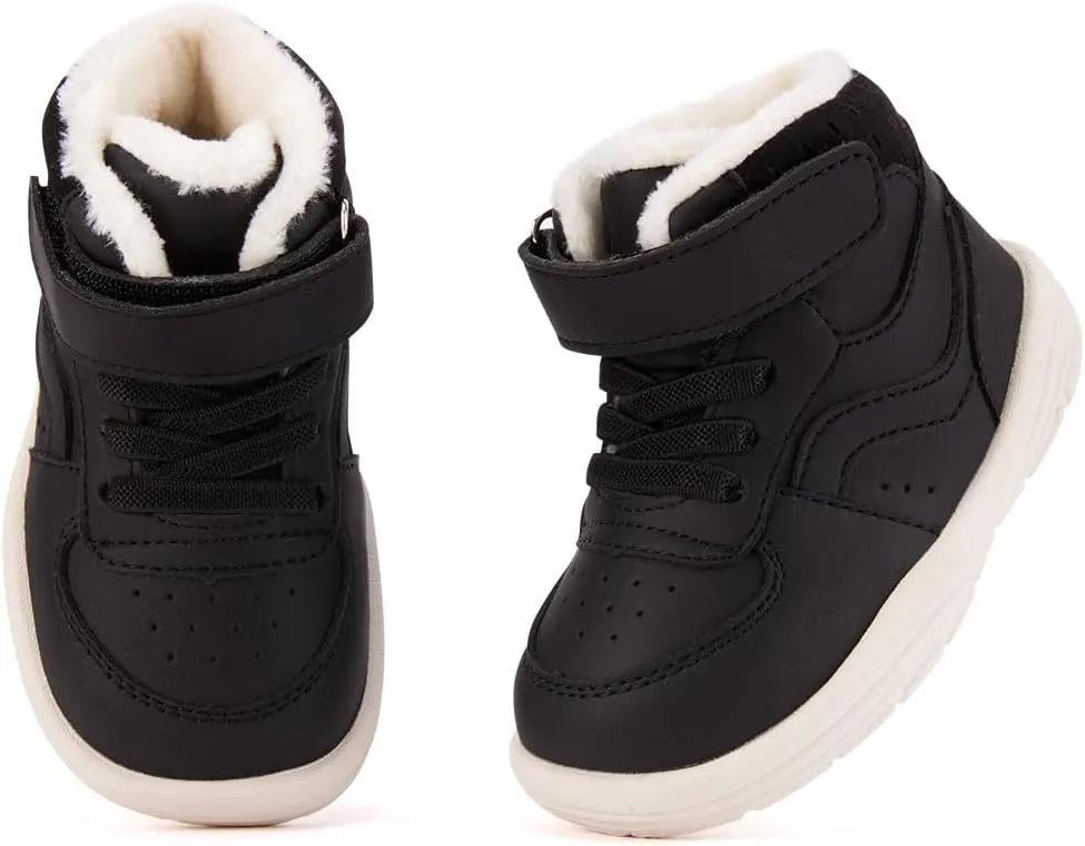 BMCiTYBM Baby Snow Boots Boys Girls Winter Infant Shoes Anti-Slip 6 9 12 18 24 Months Faux Fur