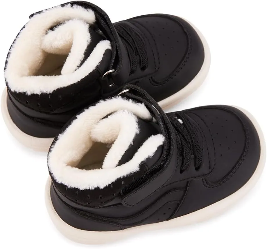 BMCiTYBM Baby Snow Boots Boys Girls Winter Infant Shoes Anti-Slip 6 9 12 18 24 Months Faux Fur